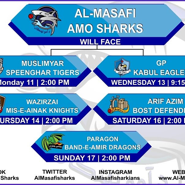 almasafisharks's tweet photo. #AlMasafi #Amo #Sharks #SCL2017 Fixtures.
#MASH #TheSurvivorIsBorn https://t.co/e6RHYSqHXO