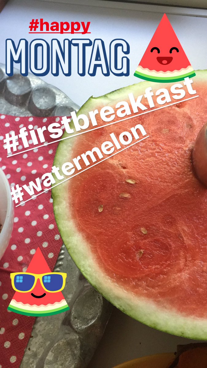 AnastasiaZampo's tweet image. #firstbreakfast #watermelon #happymonday #cleaneating #fürimmerzuckerfrei