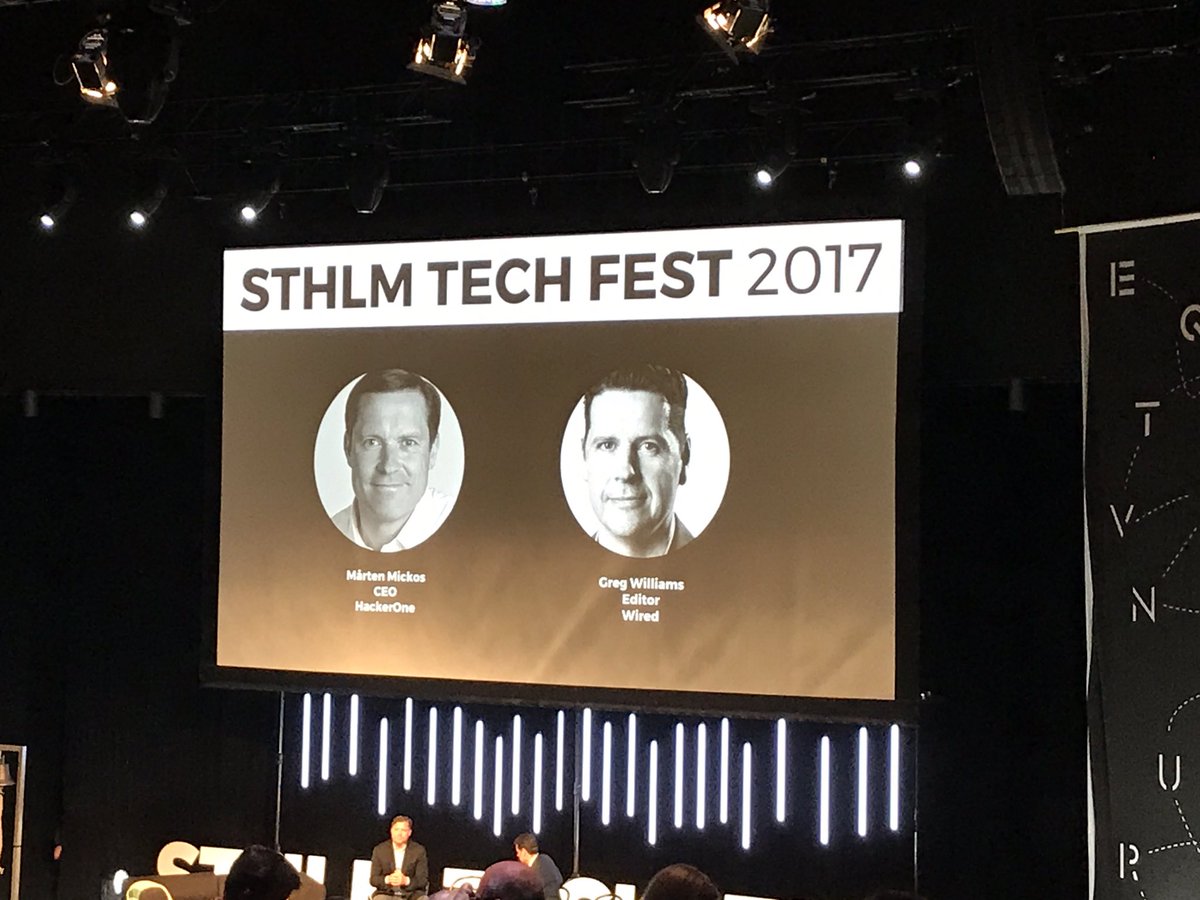 kiaharing's tweet photo. #security is the new #marketing says @martenmickos at #sthlmtechfest - half of investment is lost- but which half? @Hacker0x01 https://t.co/cyzyKaOcvc