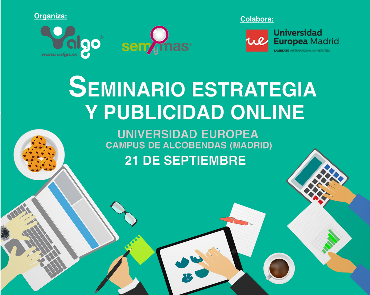 valgoinvestment's tweet photo. ¡Aprovecha la oferta de precio REDUCIDO para el #SeminarioEstrategiayPublicidadOnline hasta el 8 de septiembre!
➡ https://t.co/sRL0ZcnKfc https://t.co/eUXWVbhcLq