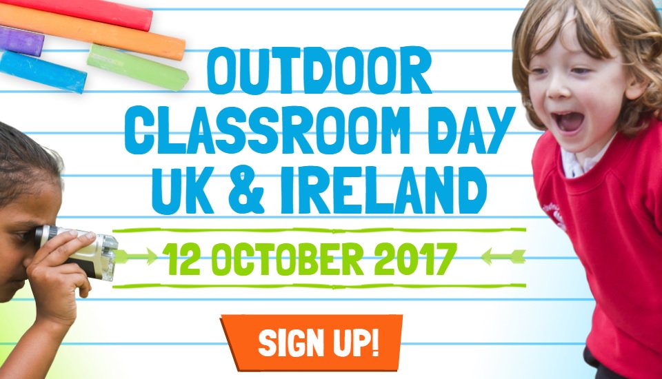 OutdoorClassUKI's tweet photo. #OutdoorClassroomDay is back in the UK &amp; Ireland. Joins us again on 12th October 2017 to play and learn outdoors! https://t.co/RJNP4ptc9P https://t.co/KvgOQHyveB