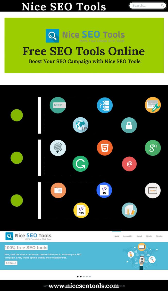 NiceSEOTools's tweet photo. The 100% Free SEO Tools by Nice SEO Tools can be used to help you &amp; make your task easier in Search Engine Optimization process.
#SEOTools 😀 https://t.co/NzazeEOXfc