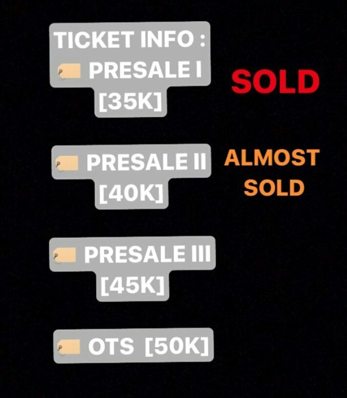 NETsUNSOED_'s tweet image. Duhh presale 1 udah sold out nihh😭.. presale 2 nya hampirr😥.. jangan sampe kehabisan gaeesss.. see you at NETs 2017 😎