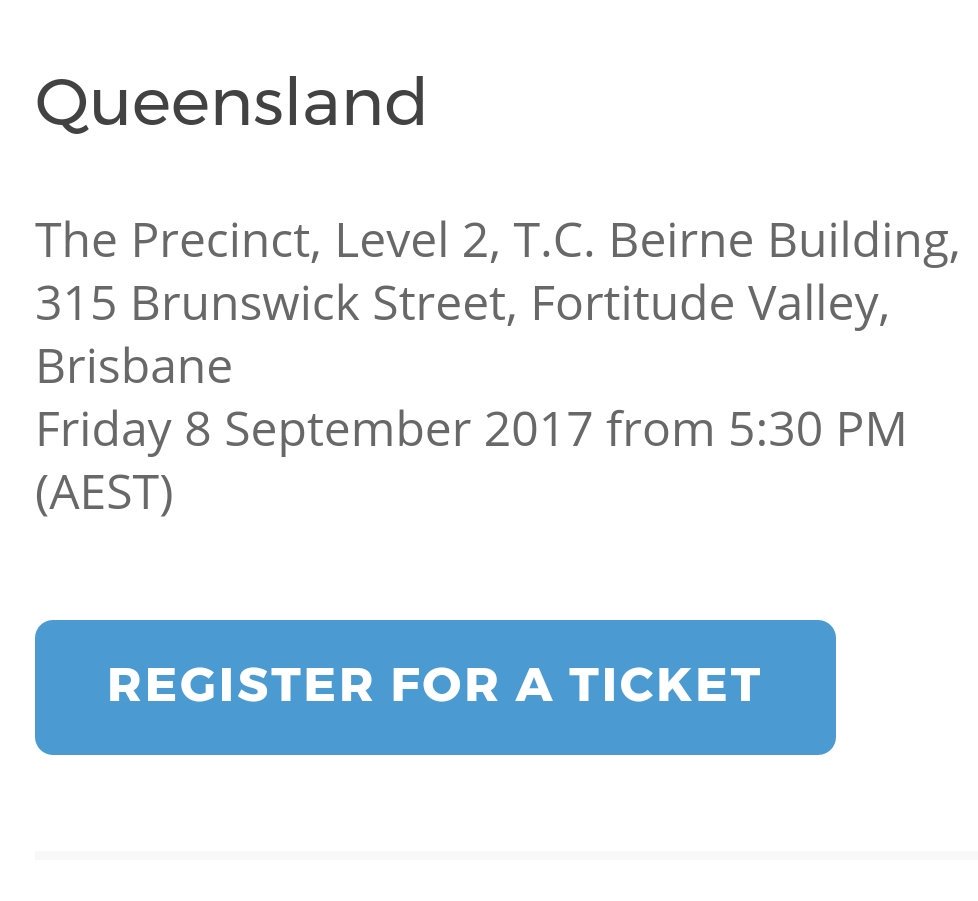 GovHackAU's tweet photo. @GovHackVIC @GovHackQld @govhackwa Queensland has their night on Friday 8 September to celebrate the @GovHackQld #govhack state awards at The Precinct, Fortitude Valley https://t.co/van31dnLXi