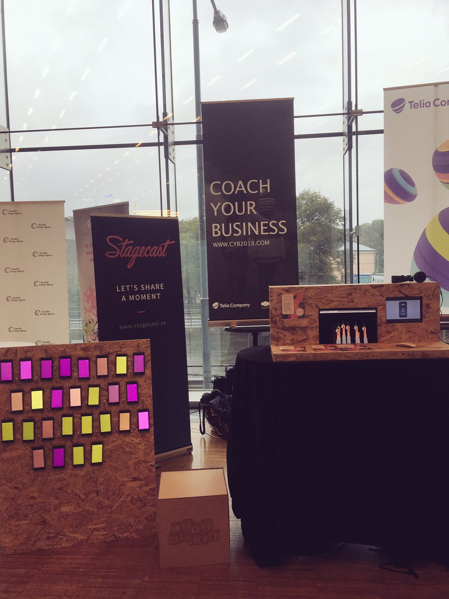 WeAreStagecast's tweet photo. Come visit us at the @TeliaCompany booth at #STHLMTech today! 🎧🚀📱 https://t.co/qsebZPSzRg