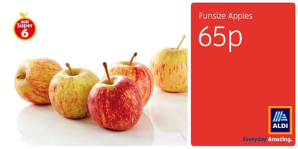 AldiUK's tweet image. "I'm not small, I'm fun size!" These apples may be small but they're big on flavour. Try them now! bit.ly/2gEiWX7