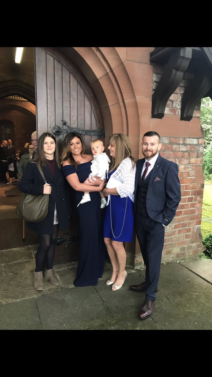 LearsSarah's tweet photo. Baby jacks christening 💙💙💙 https://t.co/otHvpDfMPt