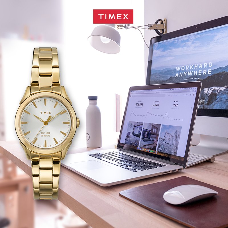 Put on a chic Timex watch and make a fashion statement around the workplace this Tuesday.

TW2P81800 FOR PHP 4,290