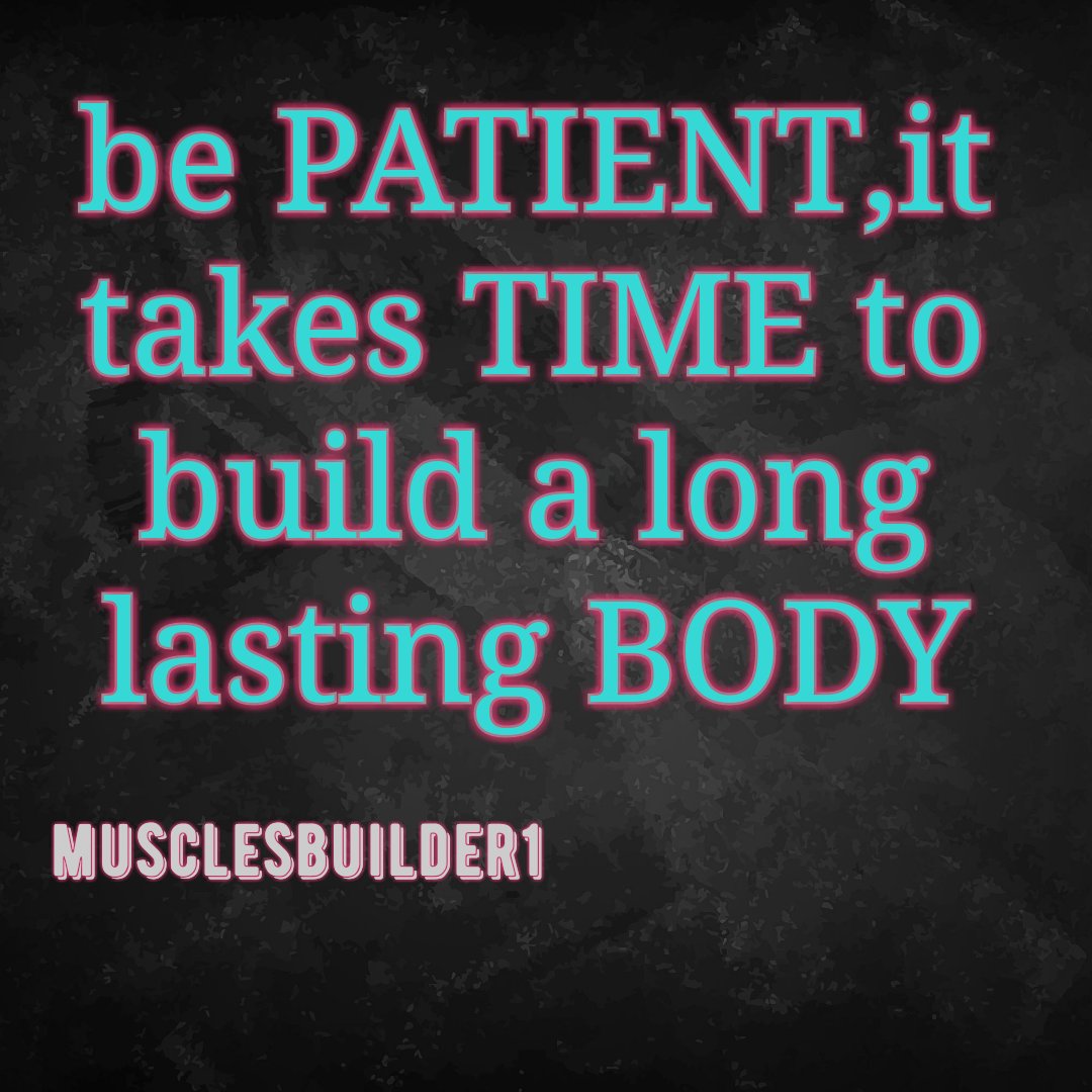 Patience definitely brings progress,be patient 
#workout #patience #fitness #quote