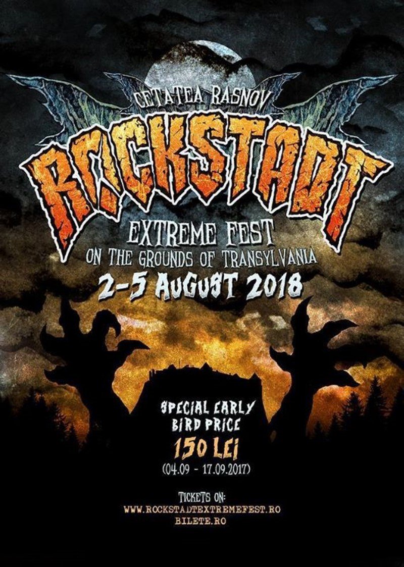 BileteRo's tweet photo. #Rockstadt Extreme Fest #2018 on sale!
Biletele se pot achizitiona aici: https://t.co/x2yKwG5yqI https://t.co/U5SXeXDKYG