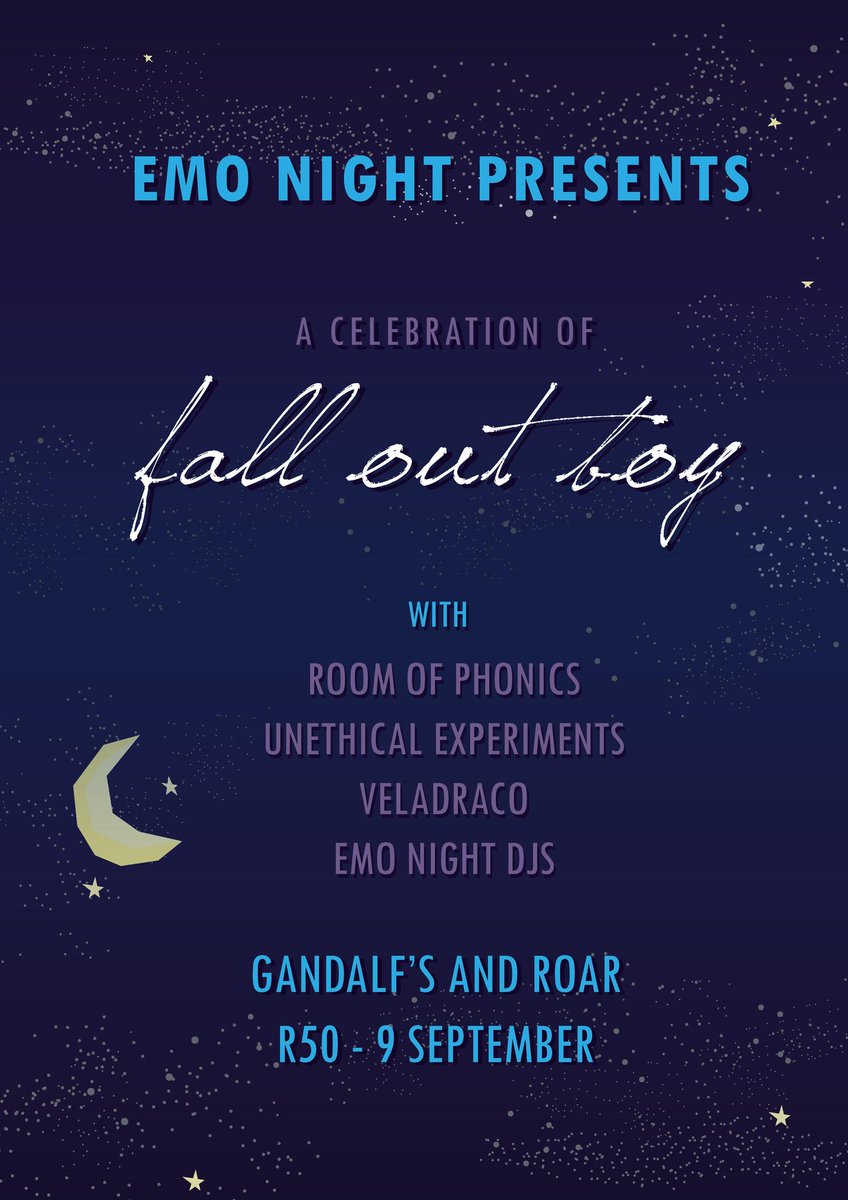 Emo Night RSA tweet media