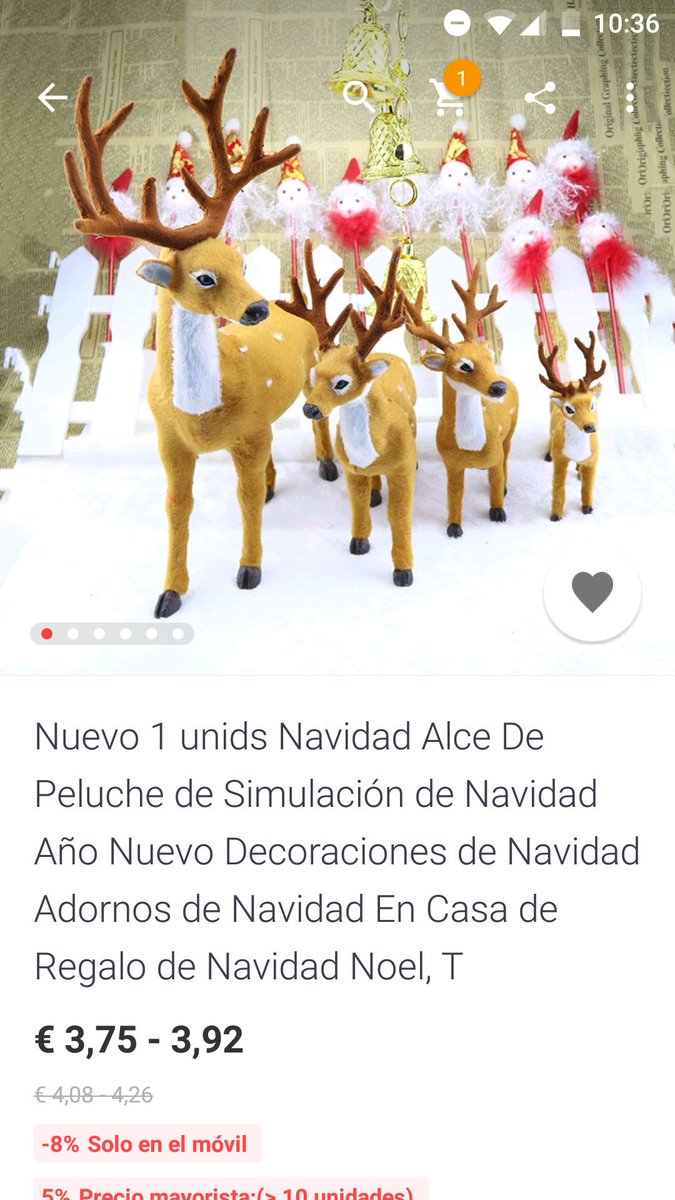 Mirar cosas de Navidad en Aliexpress y acordarme de @FFAU_Reno xD