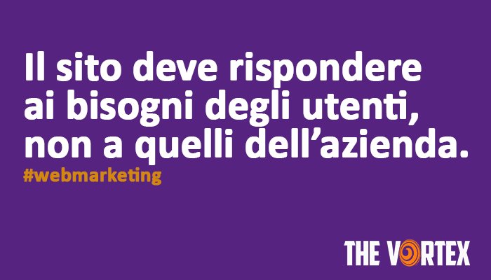 NicolaMauri's tweet photo. Quando pensi al tuo sito chiediti sempre di cosa hanno bisogno i tuoi visitatori. #webmarketing #DigitalMarketing https://t.co/7FvWWzIfkL