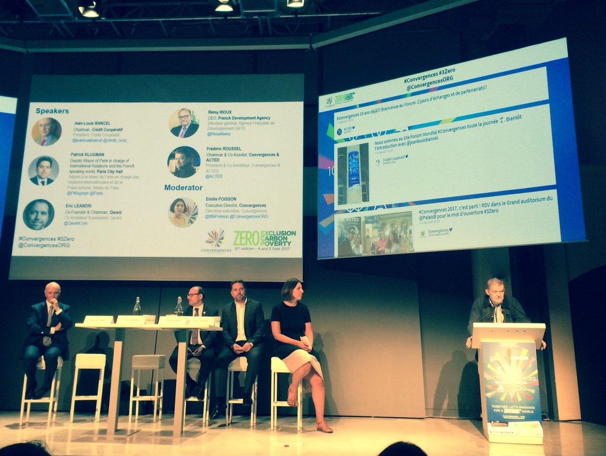 francediplo's tweet photo. Forum #Convergences : la diplomatie au service du #développement, l'une des priorités du ministère - comme l'a rappelé @JY_LeDrian. #3zero https://t.co/ExG9lSPLyN