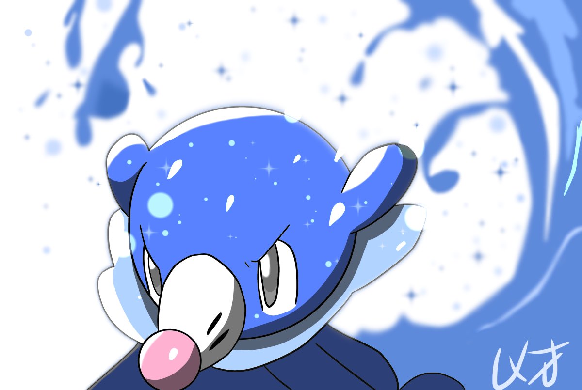 めおさん 今日のイラスト 本気を出すアシマリ アシマリ ポケモンイラスト 絵描きさんと繋がりたい いいねした人全員フォロー