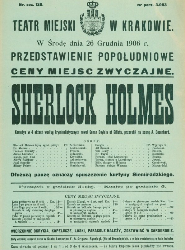 Poland's tweet image. Did you know that the famous English detective Sherlock Holmes is connected to #Poland in many ways? poland.pl/arts/literatur… @holmesnews