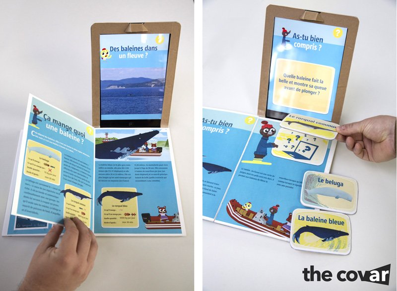 Augmented book cover, The Covar permits to the reader to dive in a unique experience between paper and digital. #innovation <a href="/avantgout/">Avant-Goût Studios</a>