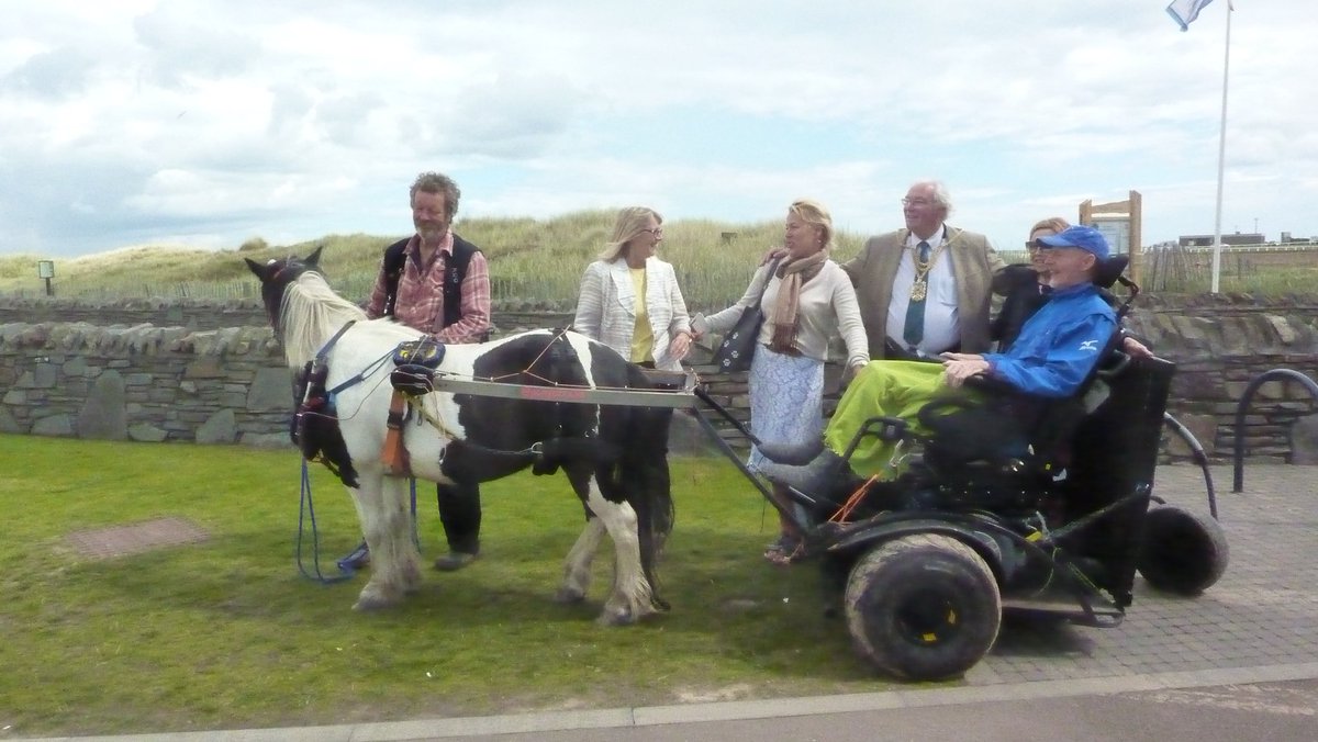 ponyaccess's tweet photo. Make @fifetourism accessible. At St Andrews with @tourismstandrew and @FifeProvost. Scotland now has #InclusiveCountryside, lets expand it. https://t.co/dSjW4K2gVP