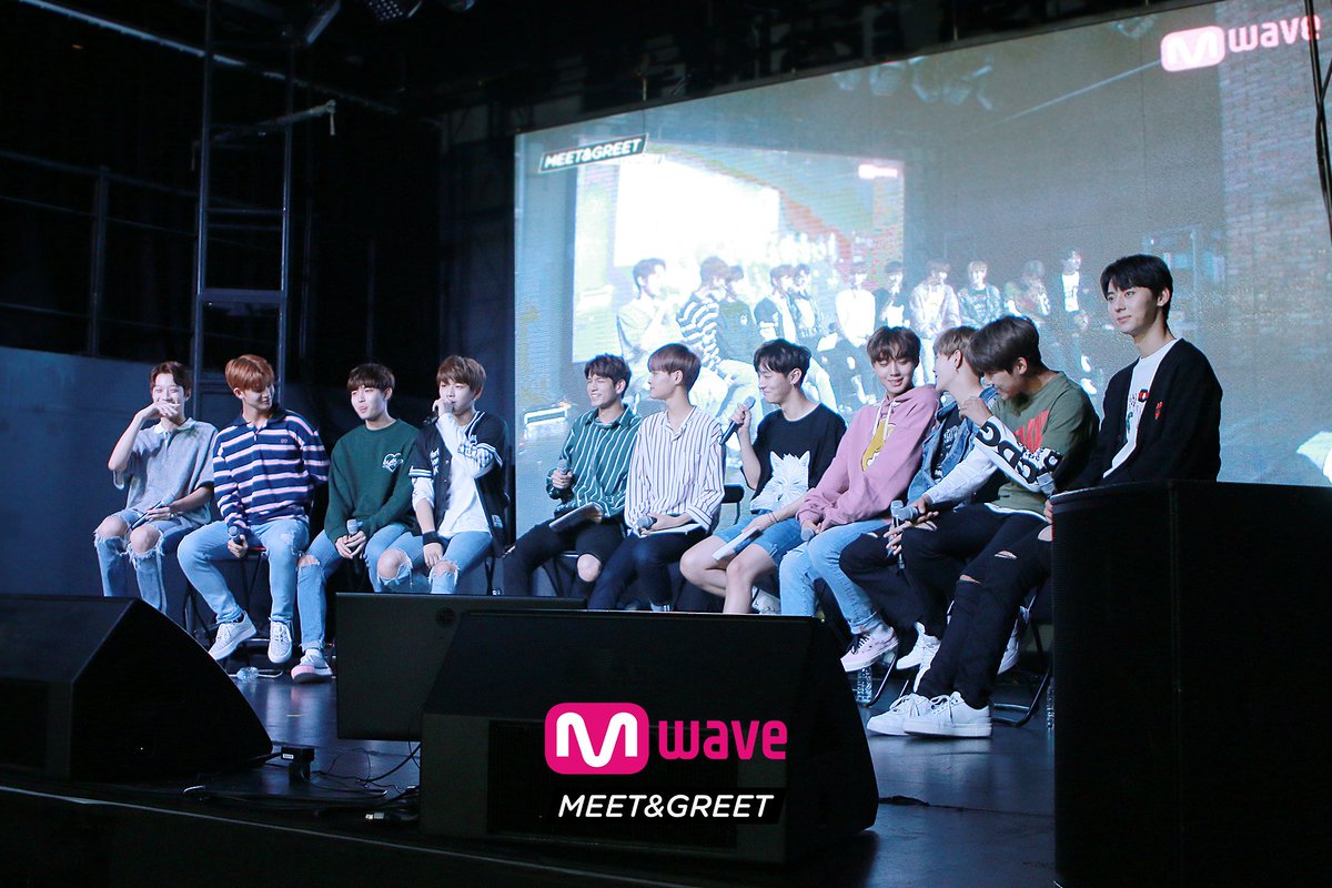 OfficialMwave's tweet photo. @WannaOne_twt [MEET&amp;GREET : THE BEHIND] @WannaOne_twt
📷https://t.co/zcN35FB8xQ
More photos will be uploaded soon!

#WannaOne #워너원 #밋앤그릿 https://t.co/rpMow0zQ0M