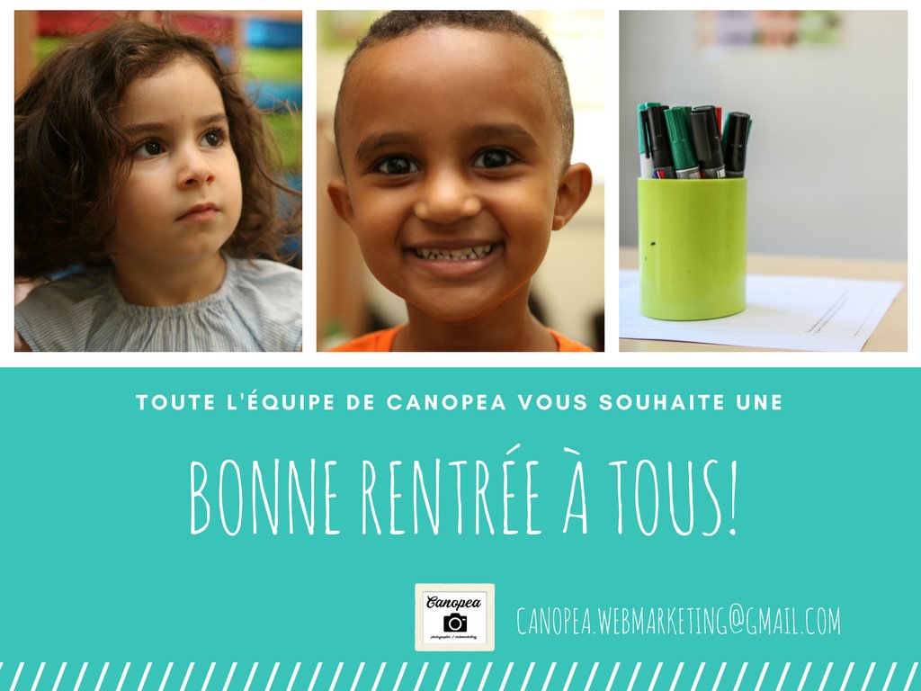 Canopea_webmark's tweet photo. ✍️C'est la rentrée!!
L'heure a sonné de ranger son maillot de bain et de reprendre ses cahiers.... #canopea #sitesweb #visitevirtuelle https://t.co/MDtmRwqNn4