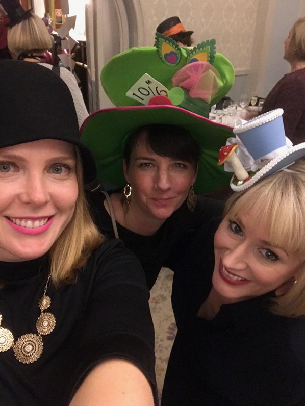 Educate_Plus's tweet photo. #EdPlusTTLG17 best hat? Mad as a Hatter awards dinner https://t.co/lf9HQTUdyI
