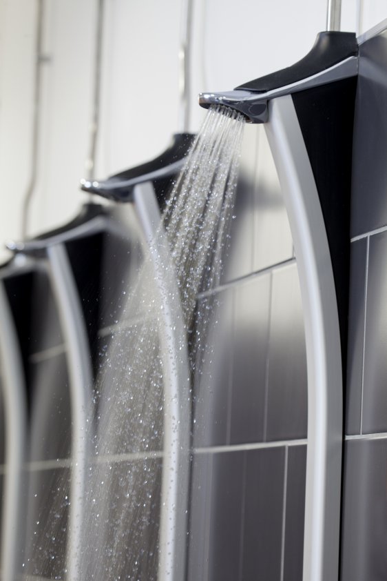 HorneEng's tweet photo. Are your #campsite #showers in need of a revamp? Our Duso is modern, fresh & eco-friendly! See this #coolshower Stand 59 @TheGlampingShow https://t.co/FRW7g8lL34