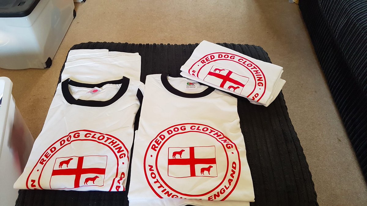RedDogClothing's tweet image. RDC Circle Flag T-Shirt - £5
Mens White/Black Ringer T-Shirt in L - 2 Av
Mens White/Black Ringer T-Shirt in Med - 1 Av
**Free P&amp;amp;P** DM 2 buy