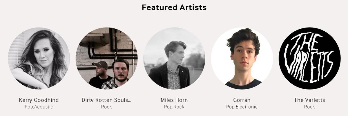 harrietjw's tweet photo. Today's featured artists: @KerryGoodhind, @milesedwardhorn, @_Gorran, @DirtyRottenSoul, @thevarletts #SSDiscover https://t.co/lH3cGPhfAC