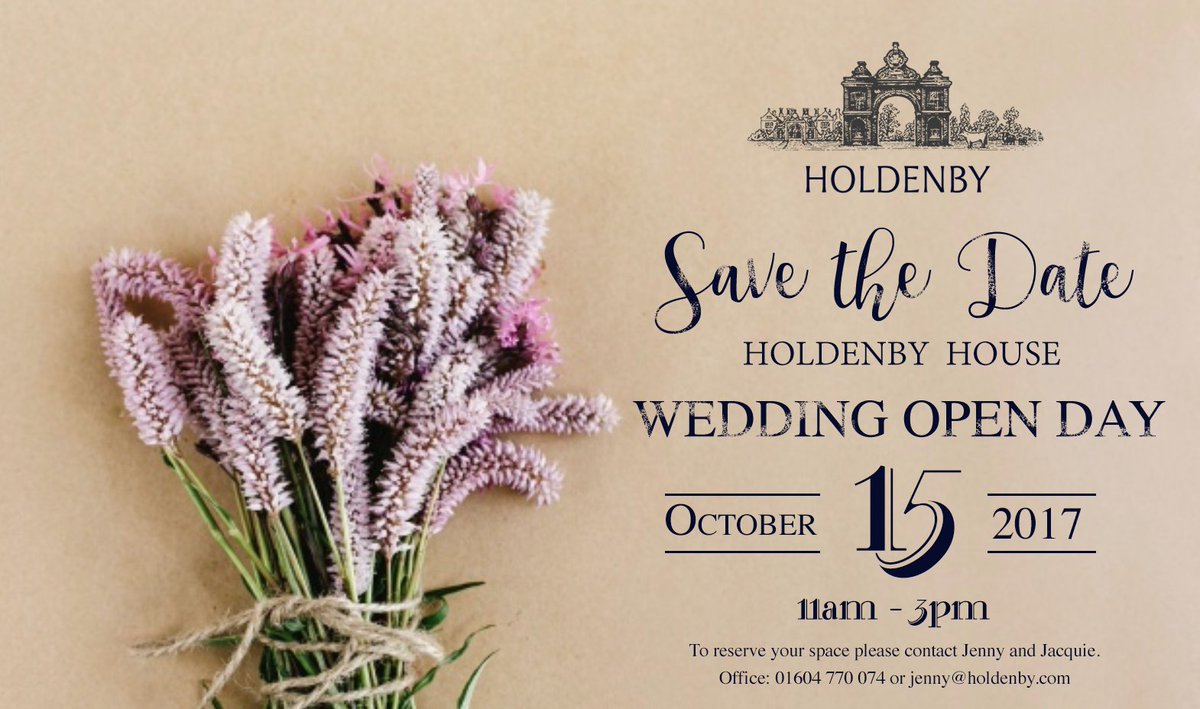 HoldenbyHouse's tweet photo. Follow the link to register for our Wedding Open Day October 15th 11am-3pm https://t.co/cnPfMan33T @NN_BestSurprise #HoldenbyHouse https://t.co/F4I0WuW5WH