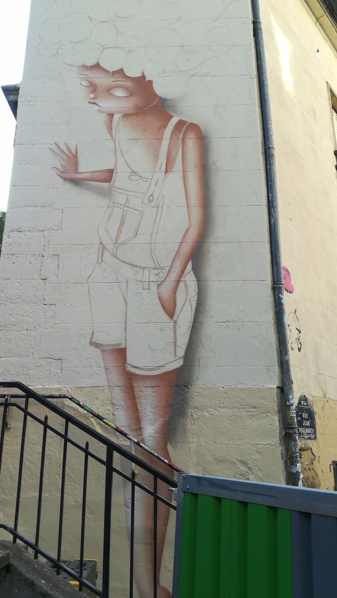 Mairie10Paris's tweet photo. [STREET-ART] La fresque de "Vinie" est en chantier au 87 quai de Valmy, et devrait être terminée le 12 septembre.
#Paris10🎨 https://t.co/fW7soxmEZB