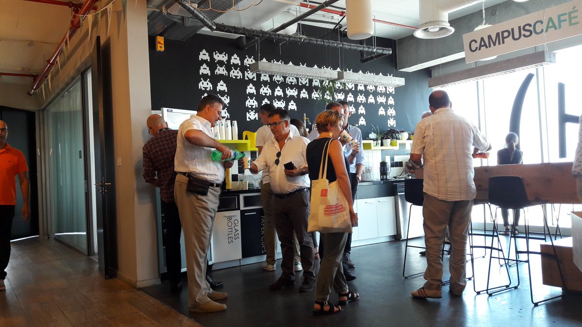 chantal_marion's tweet image. Visite du @CampusTelAviv #Googlespace  #DLDMTPFrenchTech @Mtp_FrenchTech @Montpellier3m @saurel2014
