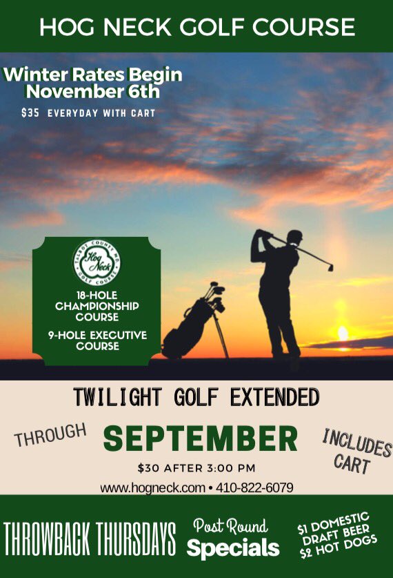 Hog Neck Golf Course tweet media