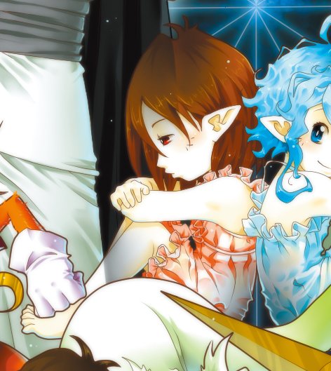 Lumaga's tweet photo. Cira: Evil ghost girl with a mission. Chisa's best friend or something like that? Approach with caution. #Domak https://t.co/D69HeD6pvr