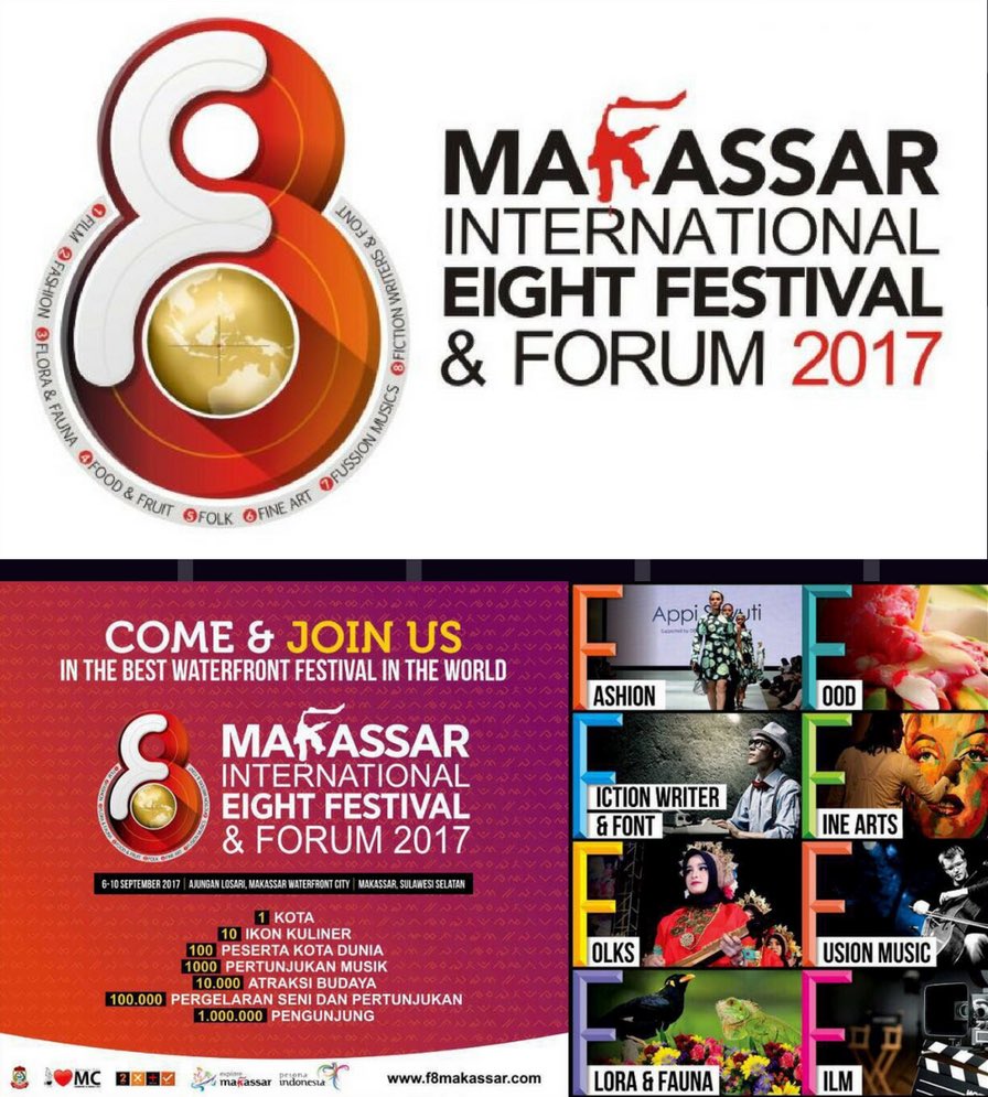 pfm2018's tweet photo. Makassar International Eight Festival &amp; Forum 2017 https://t.co/cp9M0CeKdN