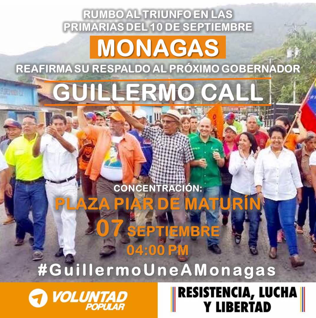 Lupe97075950's tweet photo. #EleccionesPrimarias2017 #10Sep #GuillermoCall #Gobernador https://t.co/84rCVbhauQ