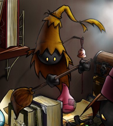 Lumaga's tweet photo. Ye-Ye: Employee of the month. Gotta go fast. This corner I've broomed 20 times isn't clean enough yet. #Domak https://t.co/6iuhDDdZQQ