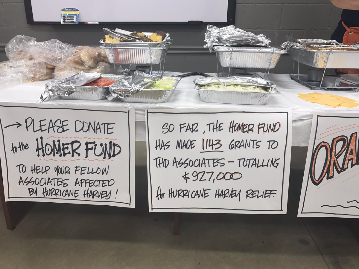 ScottATavegia's tweet photo. Team @HomeDepot2505 has stepped up to help our brothers and sisters in Texas! #MA4Texas cook out to raise funds! @EmgeJim https://t.co/o1w2cAwys1