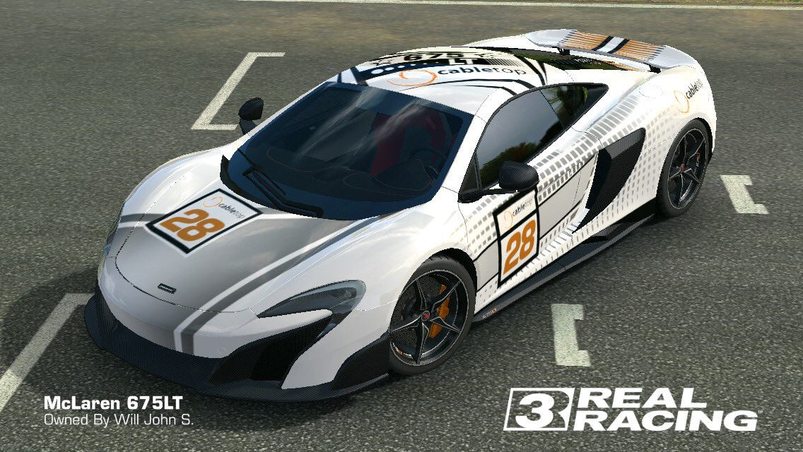 WillJohnStuck's tweet photo. #McLaren675LT #MyModificartion #MyVinyls #MyLivery
#RealRacing3 #NeedForSpeed #RealRacingEA #ElectronicArt #bestracegame #menstoys #iOS https://t.co/ZcgxmdMKBt