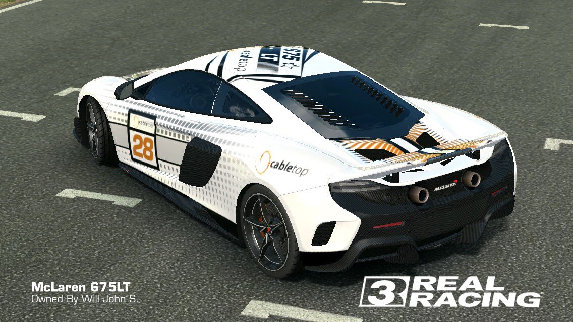 WillJohnStuck's tweet photo. #McLaren675LT #MyModificartion #MyVinyls #MyLivery
#RealRacing3 #NeedForSpeed #RealRacingEA #ElectronicArt #bestracegame #menstoys #iOS https://t.co/ZcgxmdMKBt