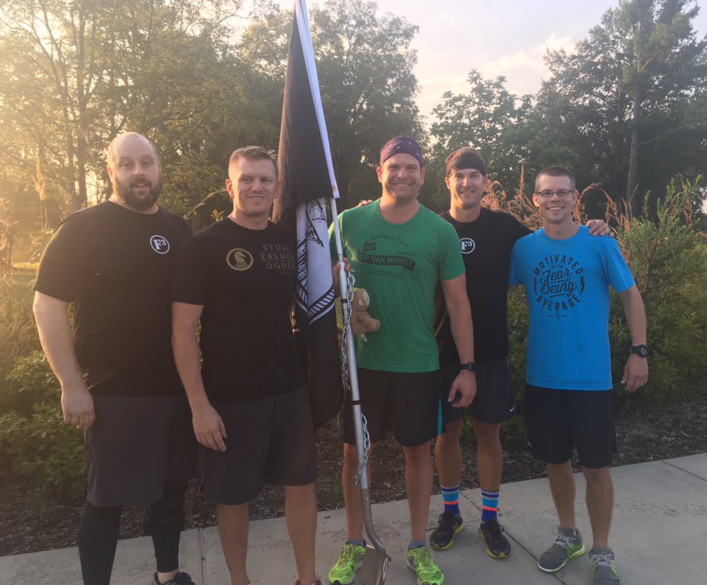 JDCLARK77's tweet photo. @OF3Louisville @TheMuttF3 @F3Parklands Yep - Ghost Flag resides at The O. #getbetter https://t.co/6QKPvKzogU