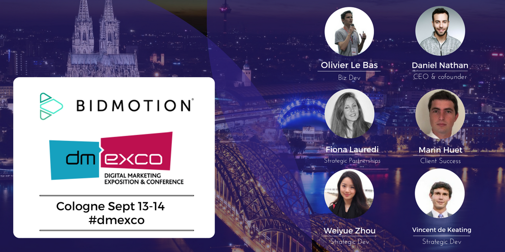 bidmotion's tweet photo. Join the #bidmotion #mobilemarketing team at #dmexco, request meeting in Hall 7 Stand A063 here! https://t.co/rmMFtcJPoG #Dmexco2017 https://t.co/vzxrdlQnCT