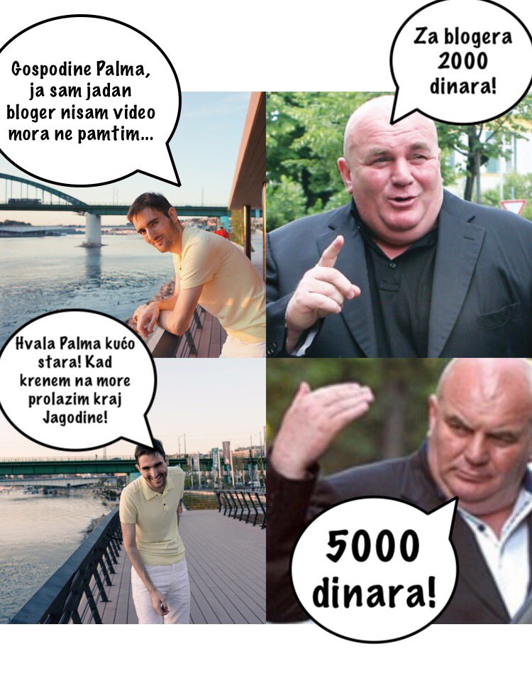 mrmbymarkotadic's tweet photo. Za kusur ću i ajfon da kupim! 😂😂😂 #MukeBlogerske https://t.co/rugjEeE318