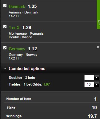 Here is our 2.00 odd for today. Good luck to everyone betting!