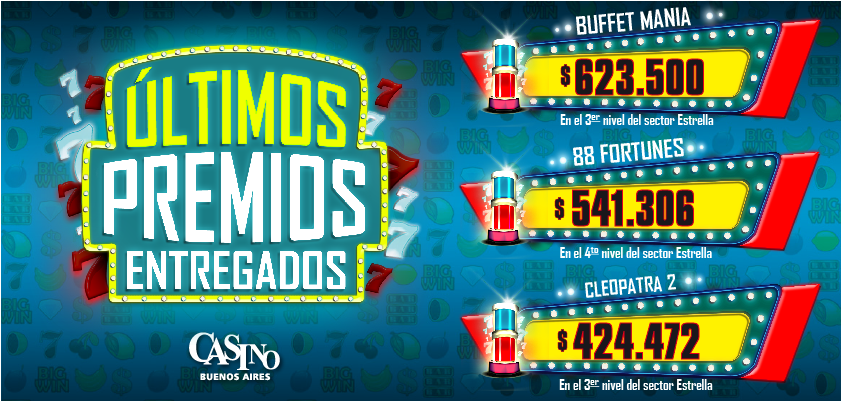 CasinoBsAs's tweet photo. La semana pasada entregamos más de $1.500.000 en premios!
#slots #buffetmania #88fortunes #cleopatra2 https://t.co/VZV6VbqYXi