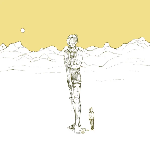 これらの絵がすごく気に入ってるんだけど、たぶん同郷の解釈みたいなものを描けたからなんだな 