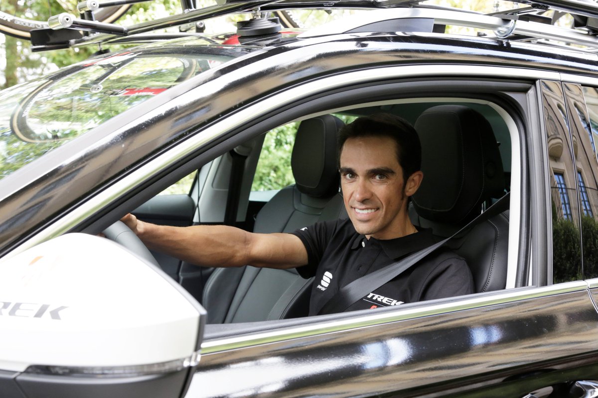 ¡El Nuevo ŠKODA #Karoq acompañará a <a href="/albertocontador/">Alberto Contador</a> en la contrarreloj de mañana de <a href="/lavuelta/">La Vuelta</a>! 😃😃😃
