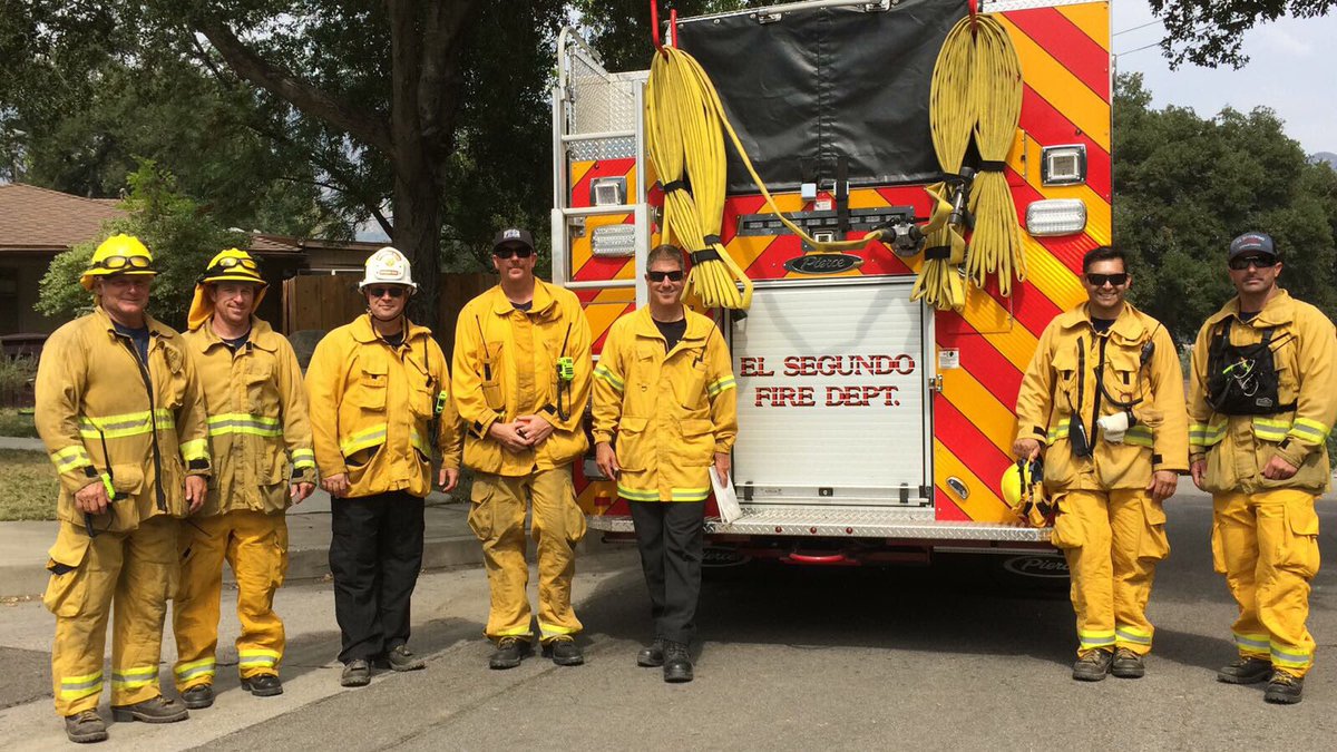 BurbankCA's tweet photo. Shout out to the fire depts across Southern California that helped us battle the #LaTunaFire. Burbank thanks you! https://t.co/YVAjoiDPvk