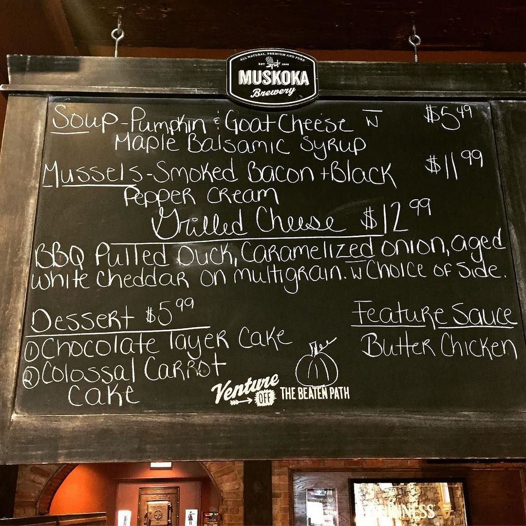 IronDukeON's tweet photo. We are open regular hours today and serving #brunch until 3! #ygk #muskokamonday #5dollarpints #backtoschool #publ… https://t.co/VX51KLD4H0 https://t.co/GKlHvKnikY