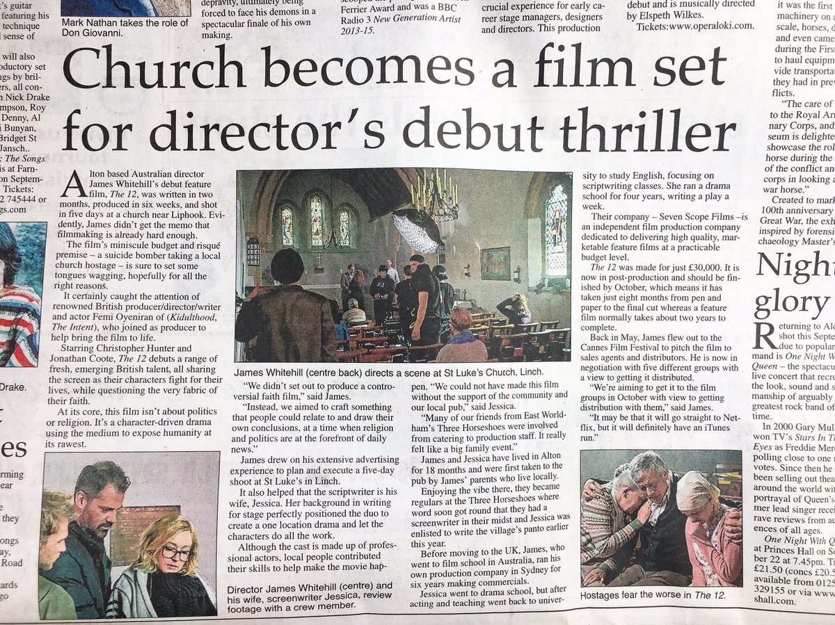 THE12TheMovie's tweet photo. We made the paper! https://t.co/MQG9LhmU9w