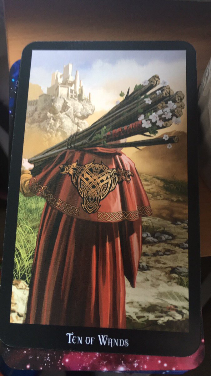 talking2spirits's tweet photo. Today's #Cardoftheday says that we have taken on too much. #releasing some of our burden will help us on our way. https://t.co/aQChtbQVsb https://t.co/x36fEHDbbA
